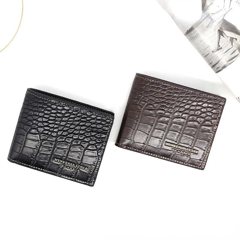 New Men's Wallet Short fashionable multi-functional large capacity multi card slot large money slot card bag pu leather wallet