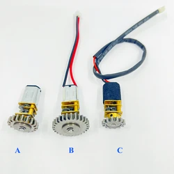1PC DC 3V 5V 6V Mini N20 Full Metal Gearbox Gear Reduction Motor Large Torque with Overload Protection Gear D-shaft