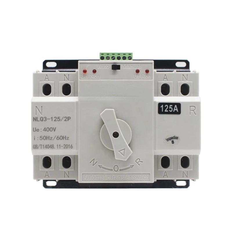 

Single Phase 2 Phase Automatic Transfer Switch Workable for Both Auto and Manual 125a