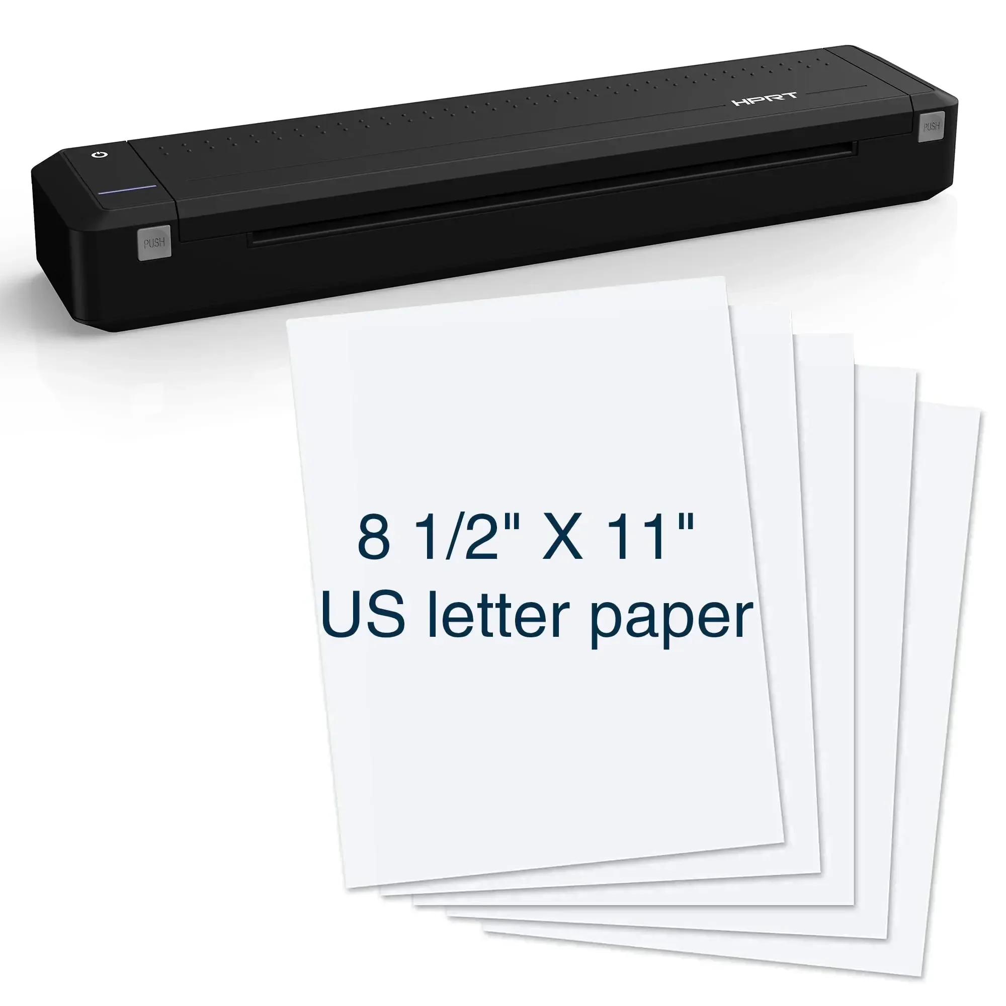 La impresora térmica inalámbrica portátil 2025 HPRT MT800 admite impresora de papel monocromática móvil de letras estadounidenses de 8,5 "X 11" A4
