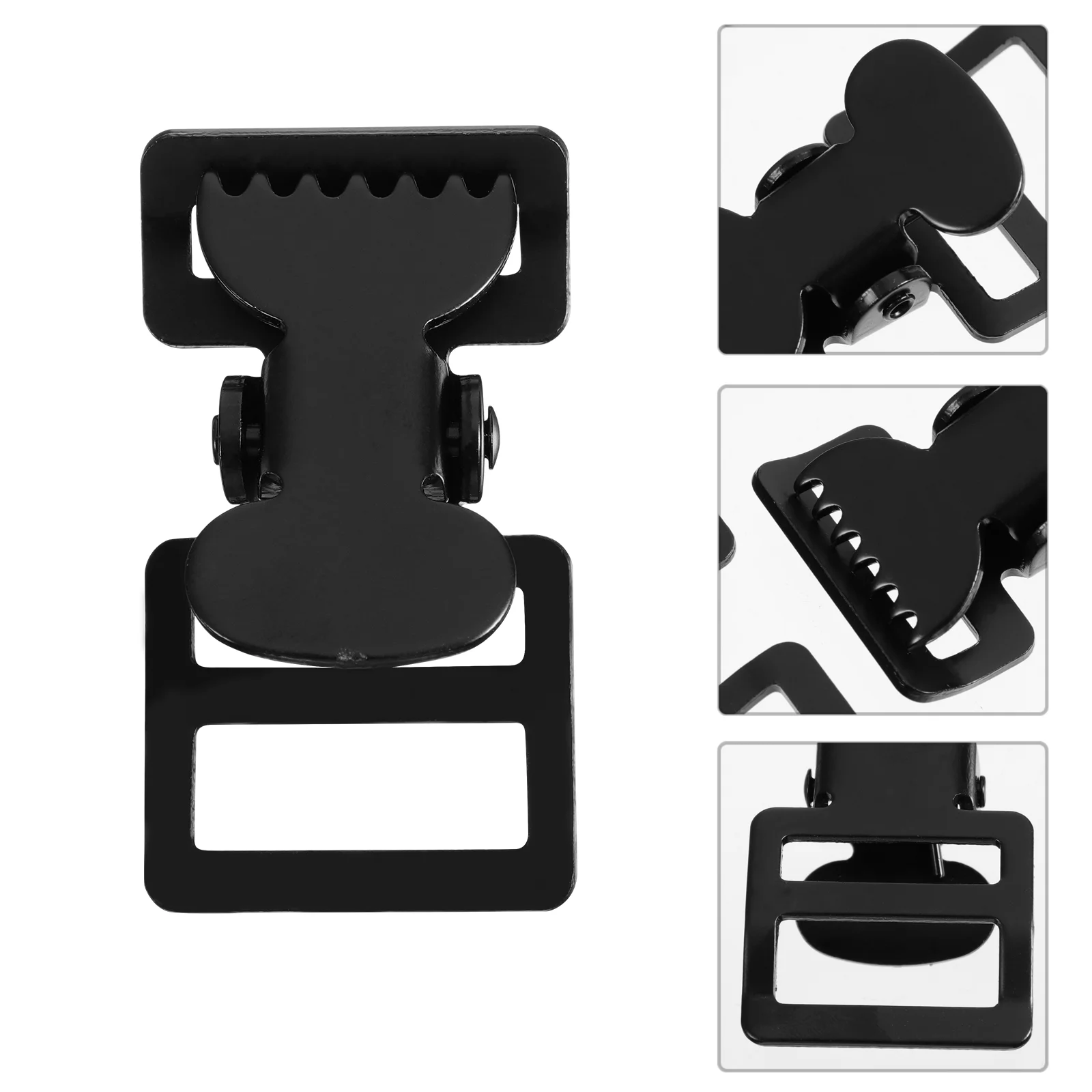 

5 Pcs Clip Webbing Pet Quick Side Release Buckle Iron DIY Patchwork Safety Buckles