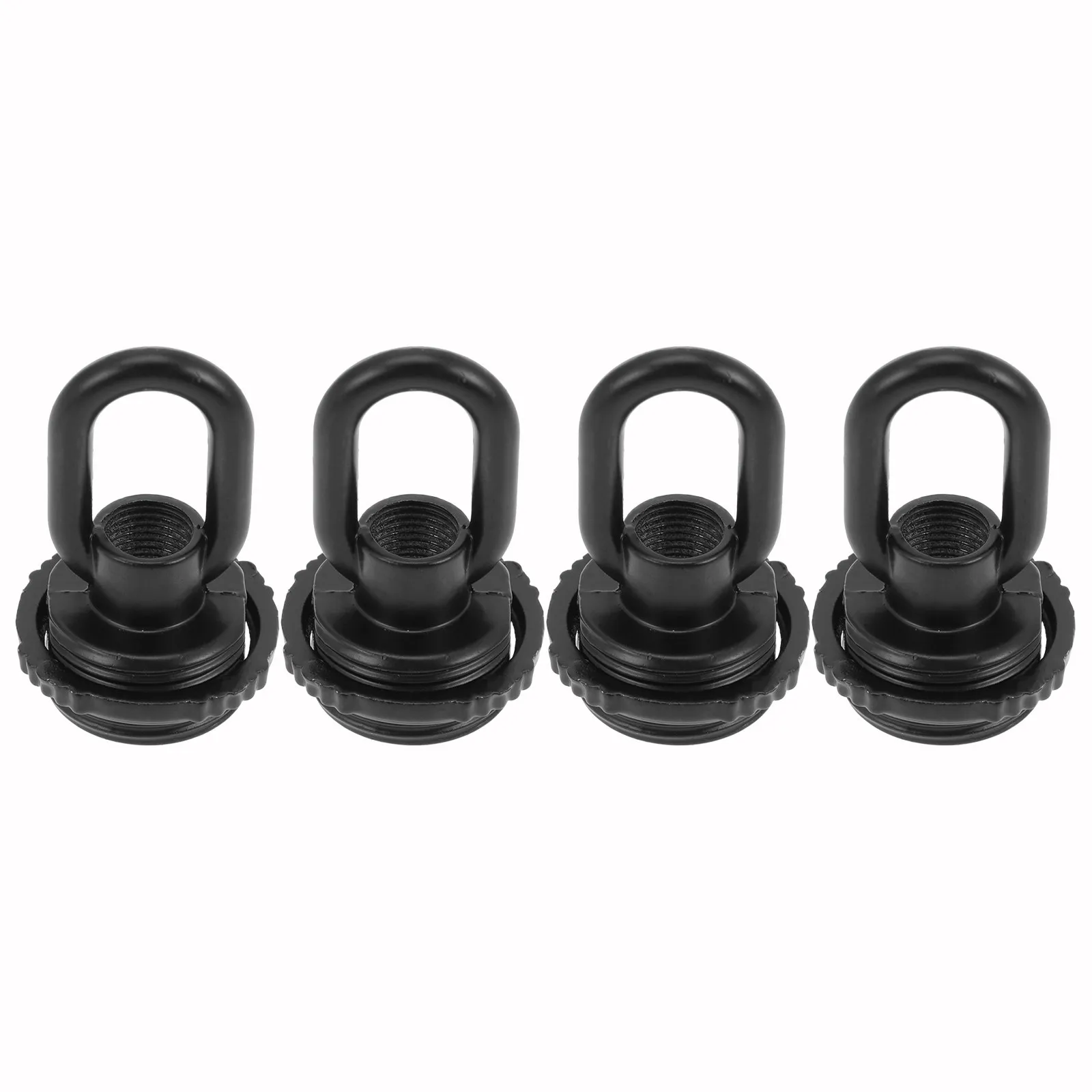 4Pcs Vintage Ceiling Hook External Thread Heavy Duty Pendant Lamp Base Support Lighting Fixtures for Kitchen Living Room