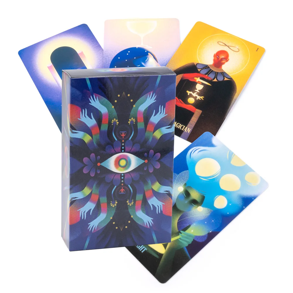 

12*7cm Creative Dream Vision Tarot Deck Unisex Cards Deck Prophesy Tarot Cards Rider Waite