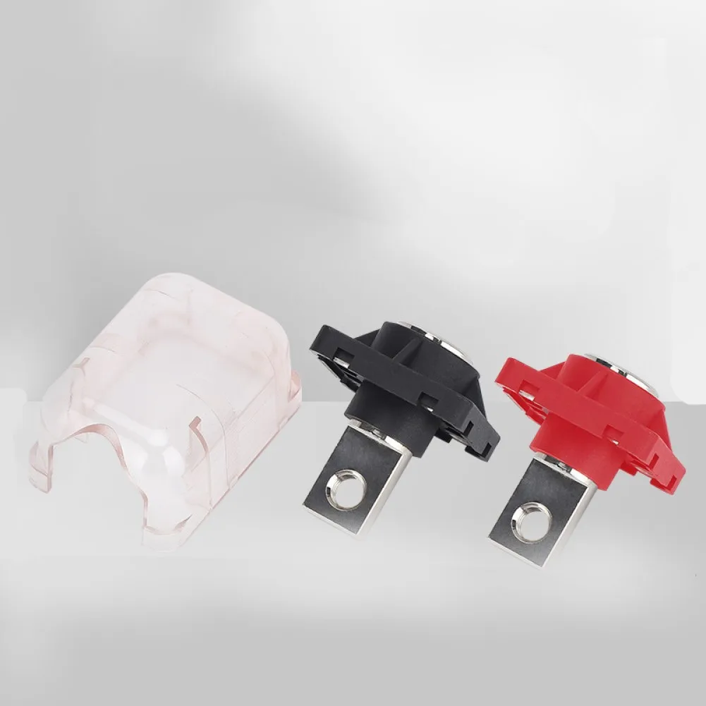

2Pcs 250A Copper Lithium Battery Terminal Connector Energy Storage Terminal Battery Connector Adapter Cable Connectors Terminal