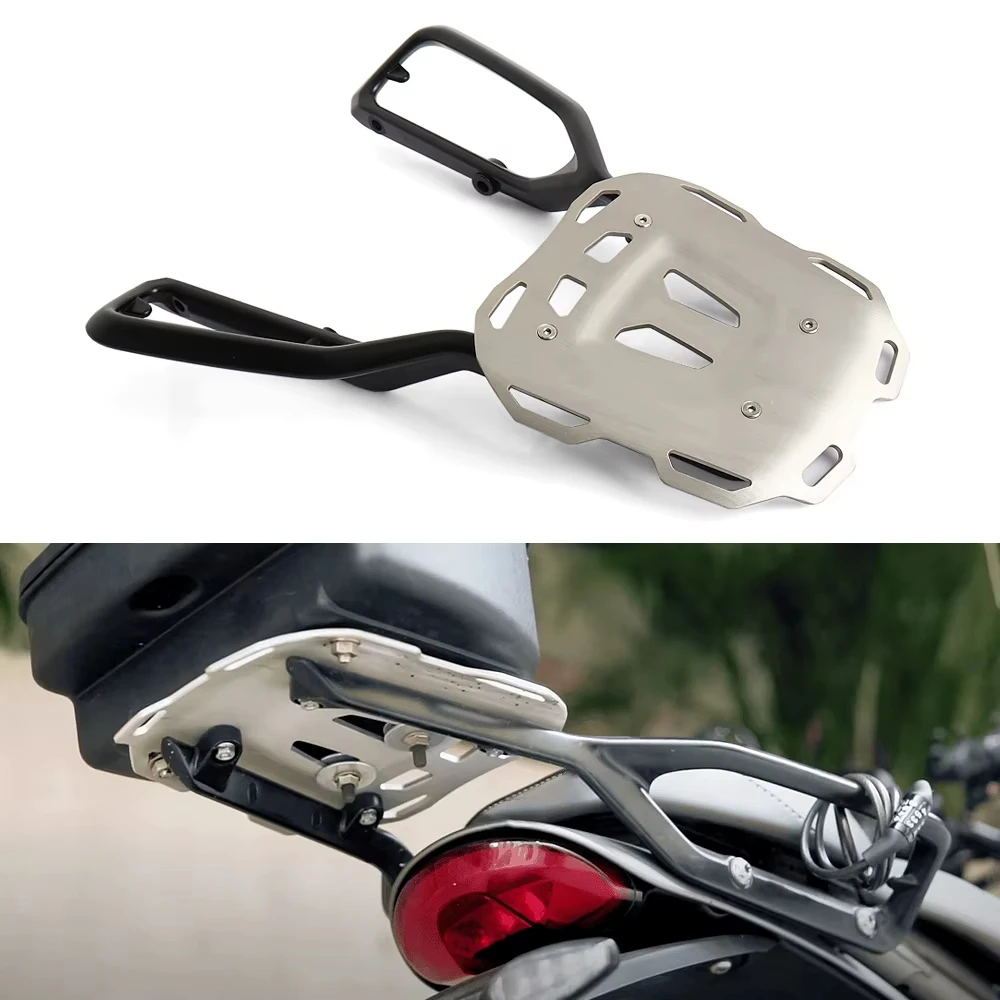 For Triumph Speed 400 Scrambler 400X Speed400 SCRAMBLER 400 X 2024 2025 Rear Carrier Luggage Rack Tailbox Fixer Holder Tailrack