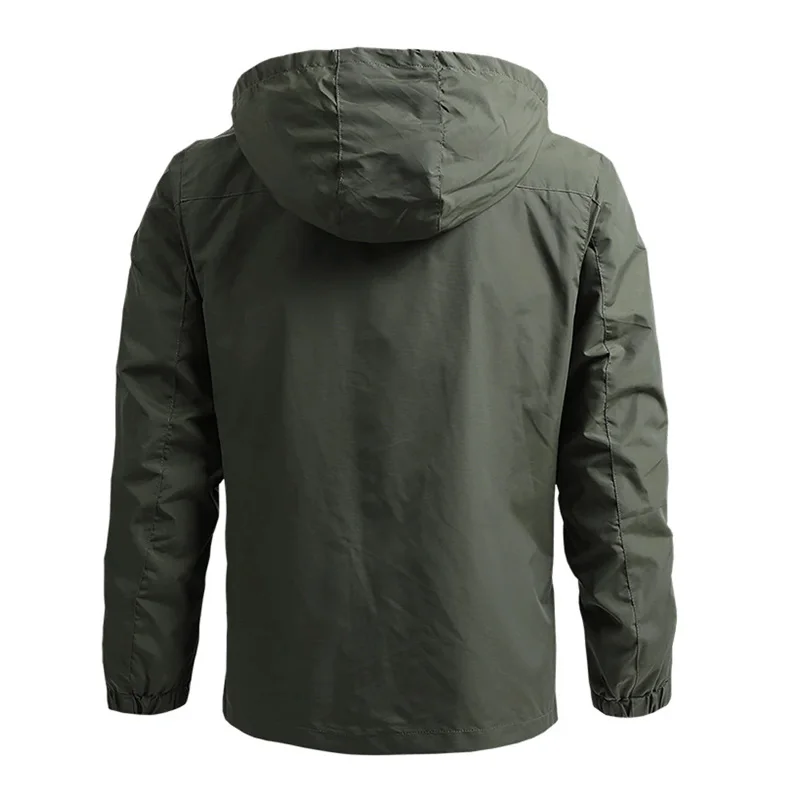 Large M-5XL Cross border Autumn/Winter Outdoor Single layer Windproof Stormtrooper Hoodie Casual Stormtrooper Sport Jacket Mount