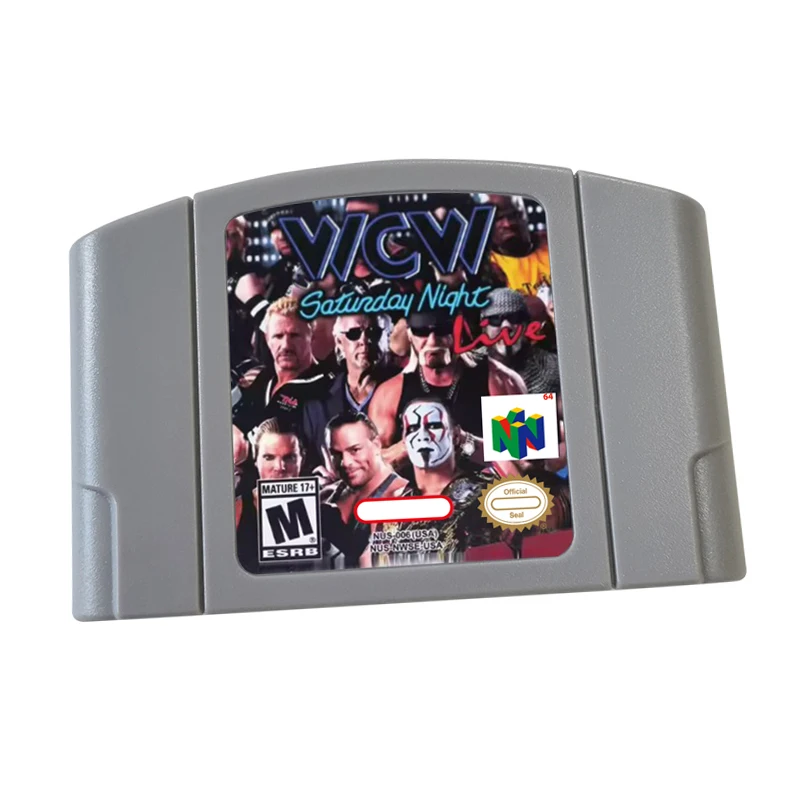 Reproduction Game Card Cartridge WCW Saturday Night Live N64 for Nlnten d0 Retro Console US Version