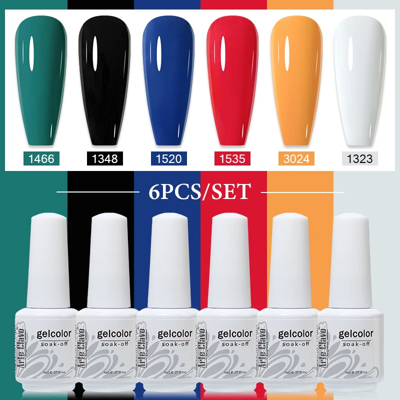 アルテクラボ フルニューグラスボトル 6本セット 180色 ジェルネイルポリッシュ マットトップコート シーズンズバーニッシュ セミパーマネントネイルアート