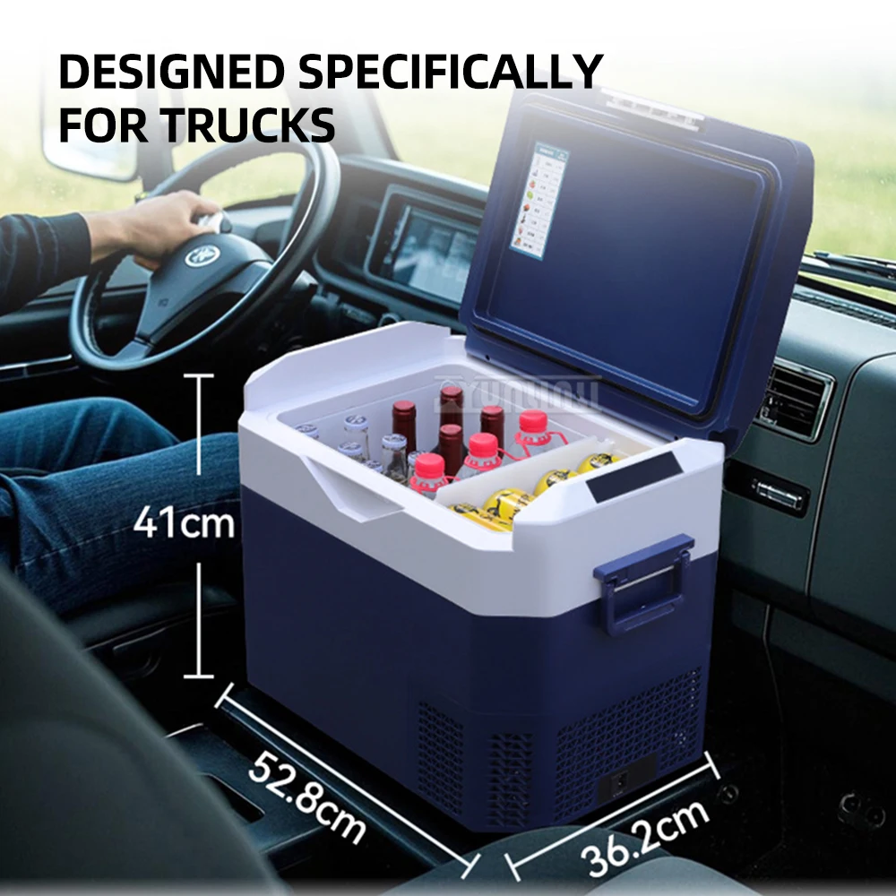 22L Car Refrigerator Home Dual Use Outdoor Compressor Freezing Refrigeration Heladera