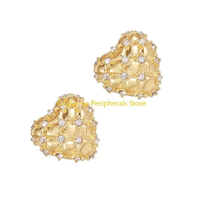 U55B Clip per cuffie in metallo da 2 pezzi con accento cristallo Installazione rapida per lo sport