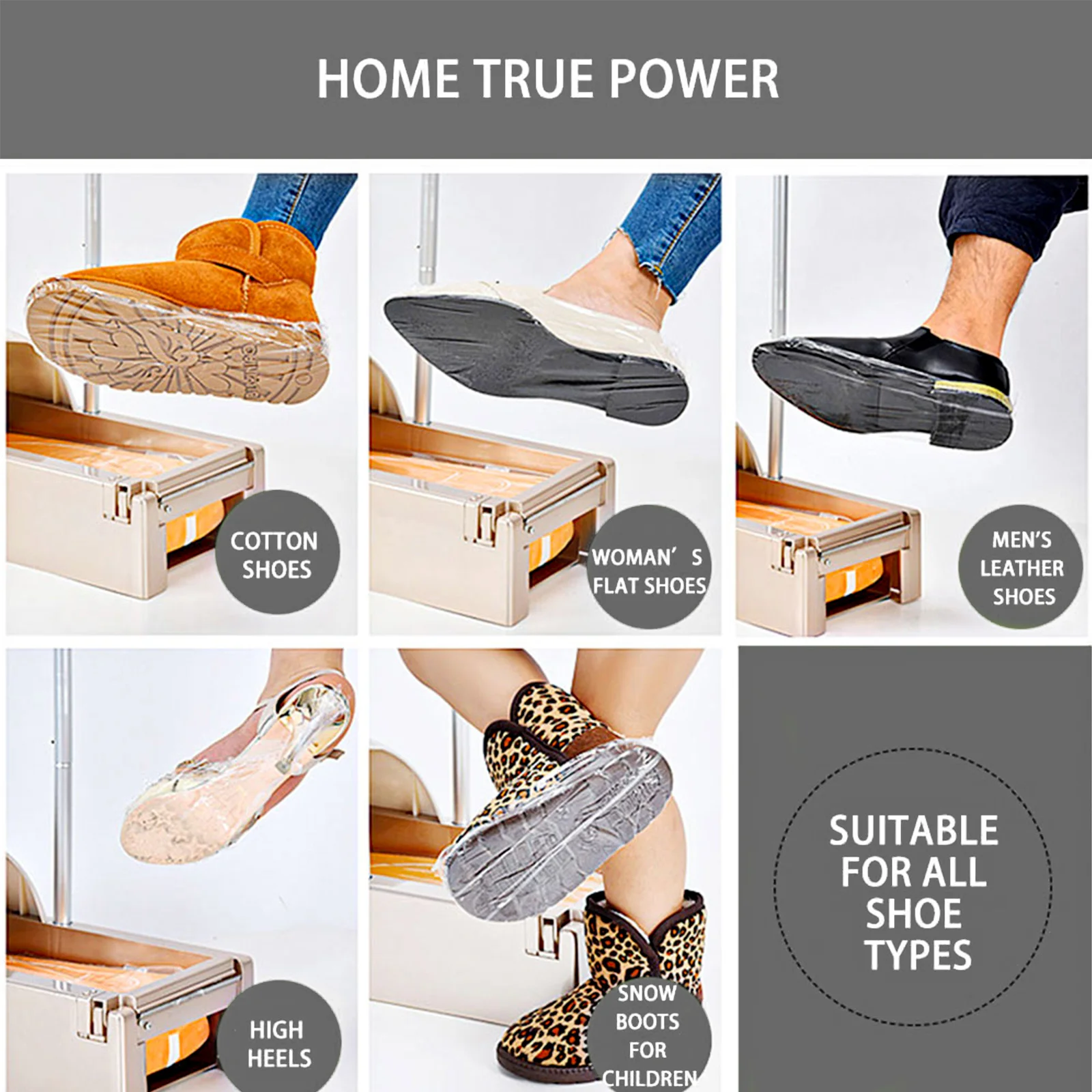 

Disposable Plastic Shoe Covers Nonslip Dustproof Protector for Home Factory Most Sizes Shoe Cover Machine Solution