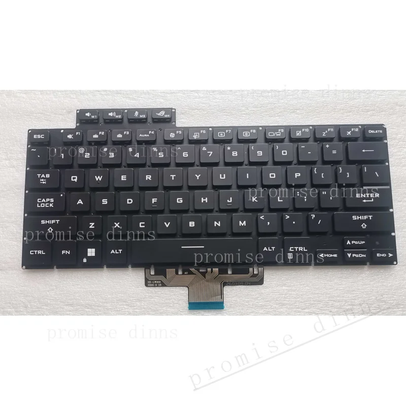 M   Keyboard for Asus ROG Zephyrus G15 GA503RM GA503RW 15.6 US Backlight black