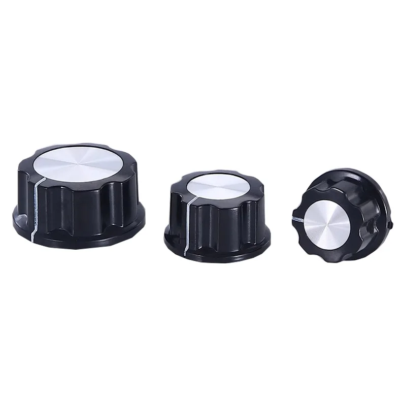 2pcs Potentiometer Knob Kit for Hole 6mm Dia MF-A01 MF-A02 MF-A03 MF-A04 MF-A05 Rotary Switch Knobs Caps