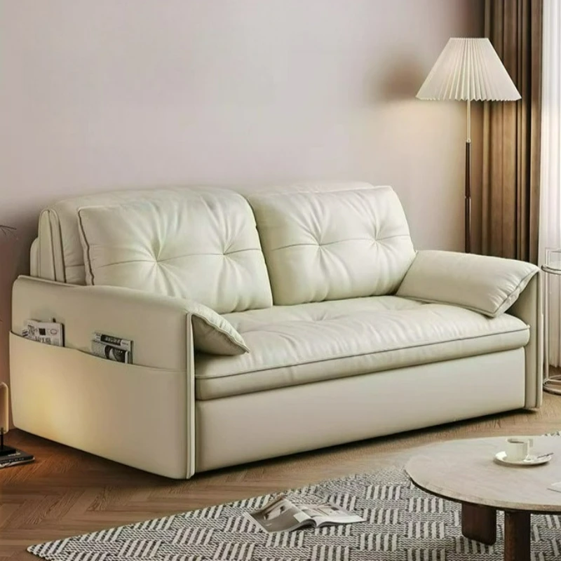 

Smart electric sofa bed with storage Small apartment Simple living room Bedroom Double foldable sofa