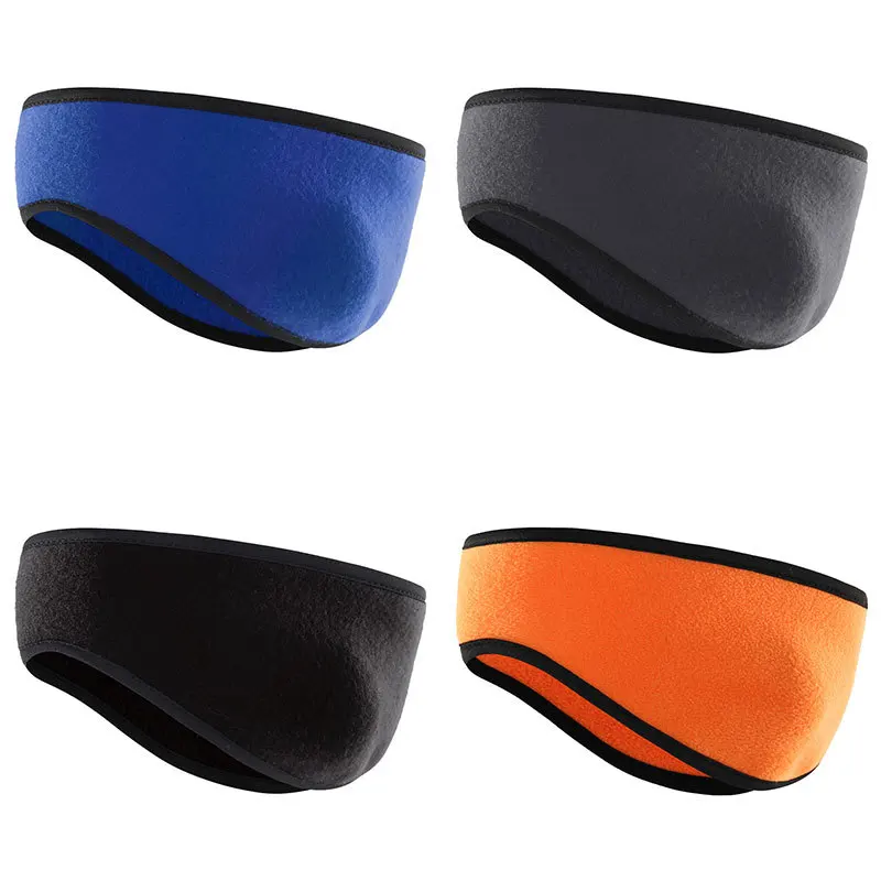 Explosive Ear Protection Headband Winter Fleece Forehead Protection Headband Sports Running Cycling Warm Cold Headgear Earmuffs