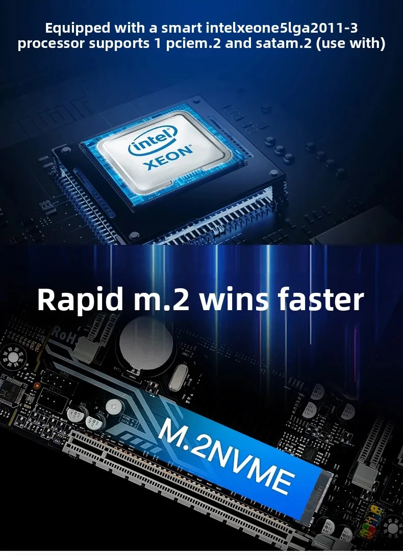 

X99ITXMATX computer main board E5V3V4D3D4 native chip dual quad channel