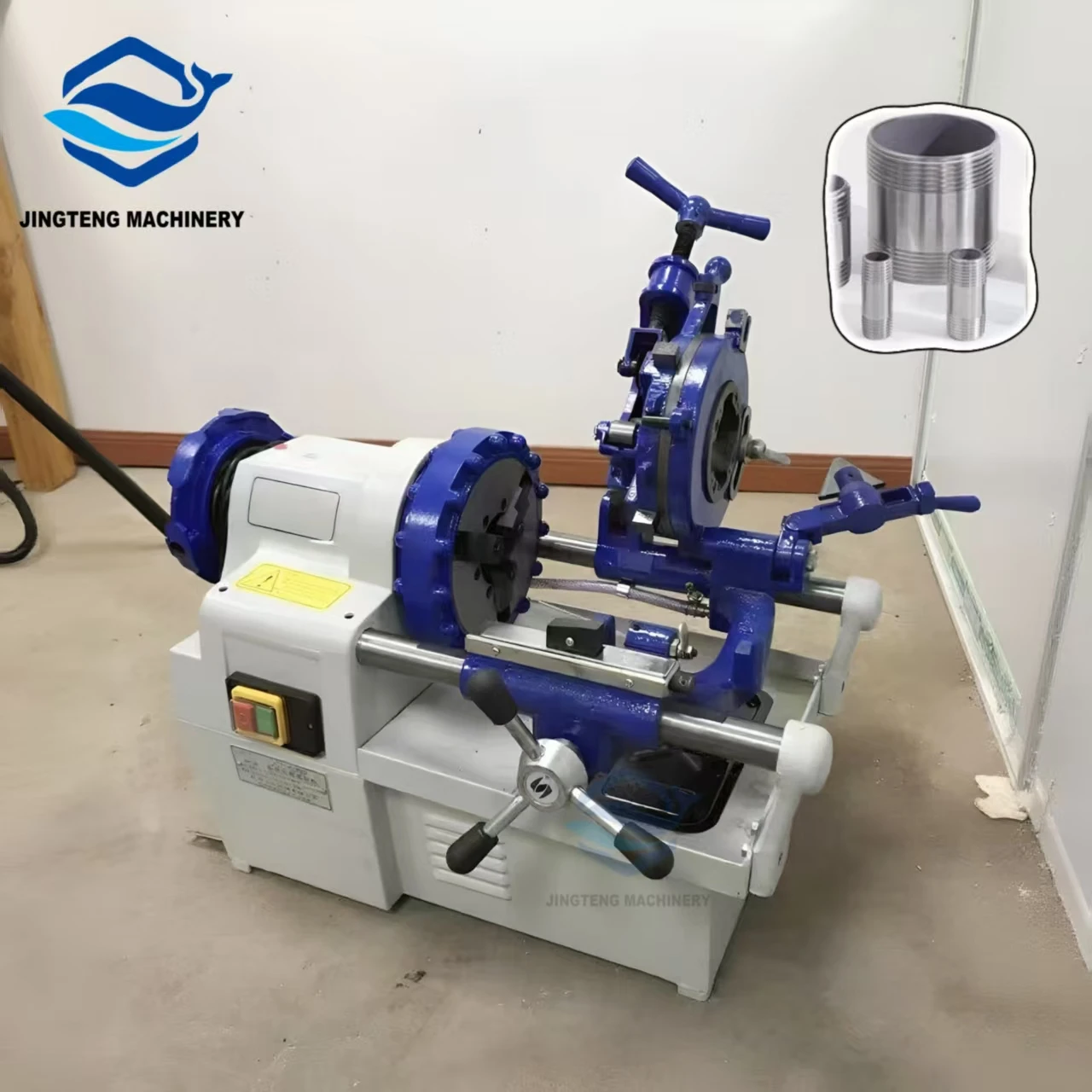 220V Galvanized Steel Pipe Threading Machine 1/2-2