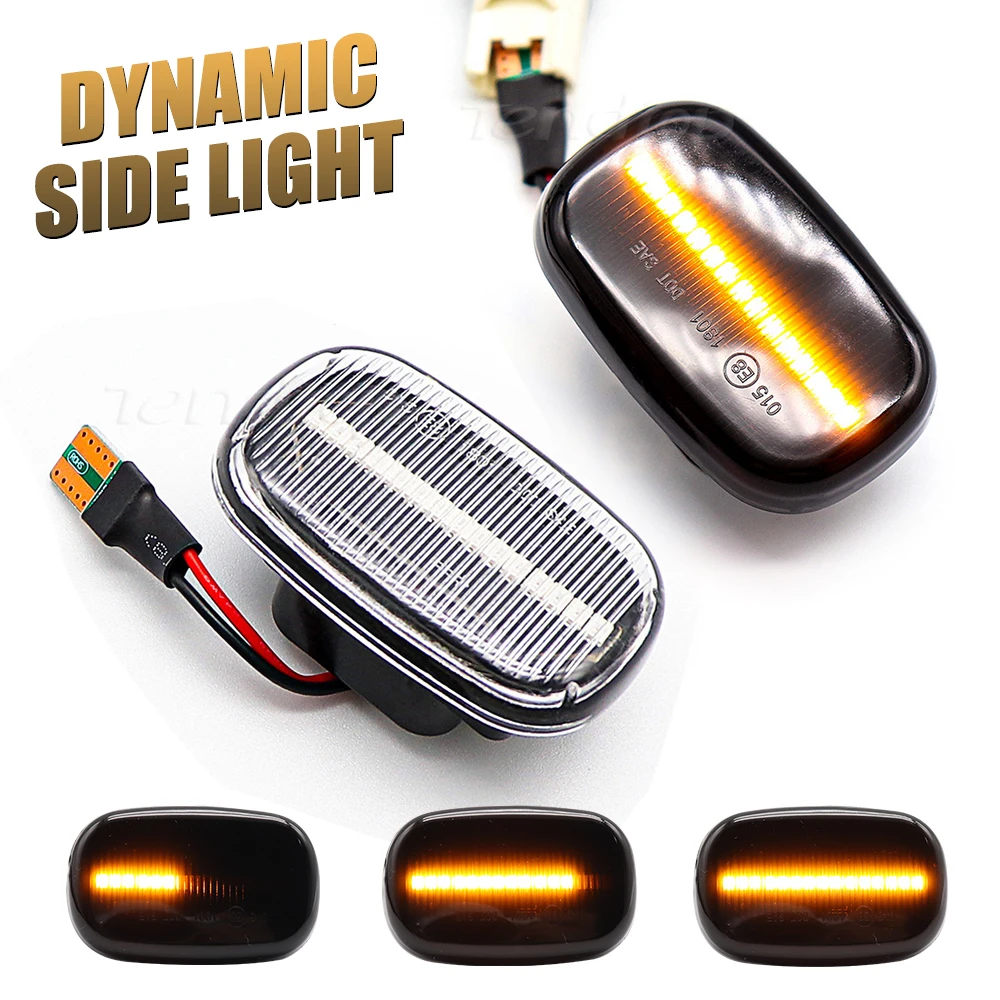 2Pcs Turn Repeater LED Sequential Light Flashing Side Marker Lamp Car Styling For Toyota Corolla Camry Avensis Celica RAV4