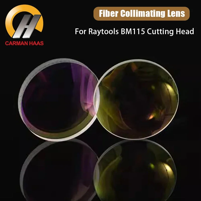 

2 Pcs/Set Fiber Laser Collimating Lens Dia 37mm FL 100mm For Raytools BM115 Cutting Head 1064nm Collimator Lens