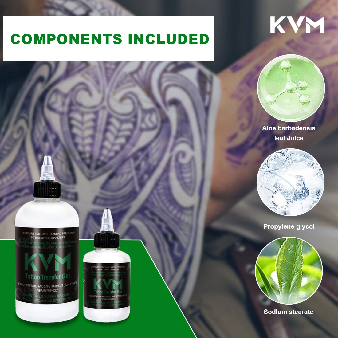 KVM 125/250 مللي المهنية الوشم استنسل نقل هلام ناسخة حرارية استنسل تطبيق الحل ماجيك جل الوشم اكسسوارات