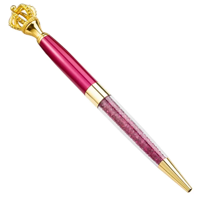 A10PCS New Crown Ballpoint Pen Metal Advertising Pen Promotional Gifts Novelty Pens For Writing