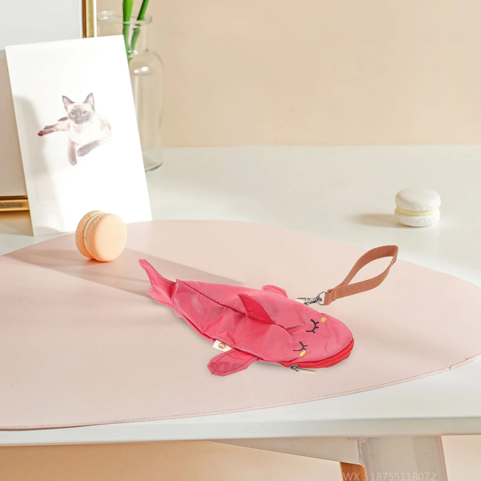 

Fish Shaped Pencil Case Large Capacity Stationery Bag Cartoon Oxford Cloth Sardine Storage ganizer Pen Pouch For School