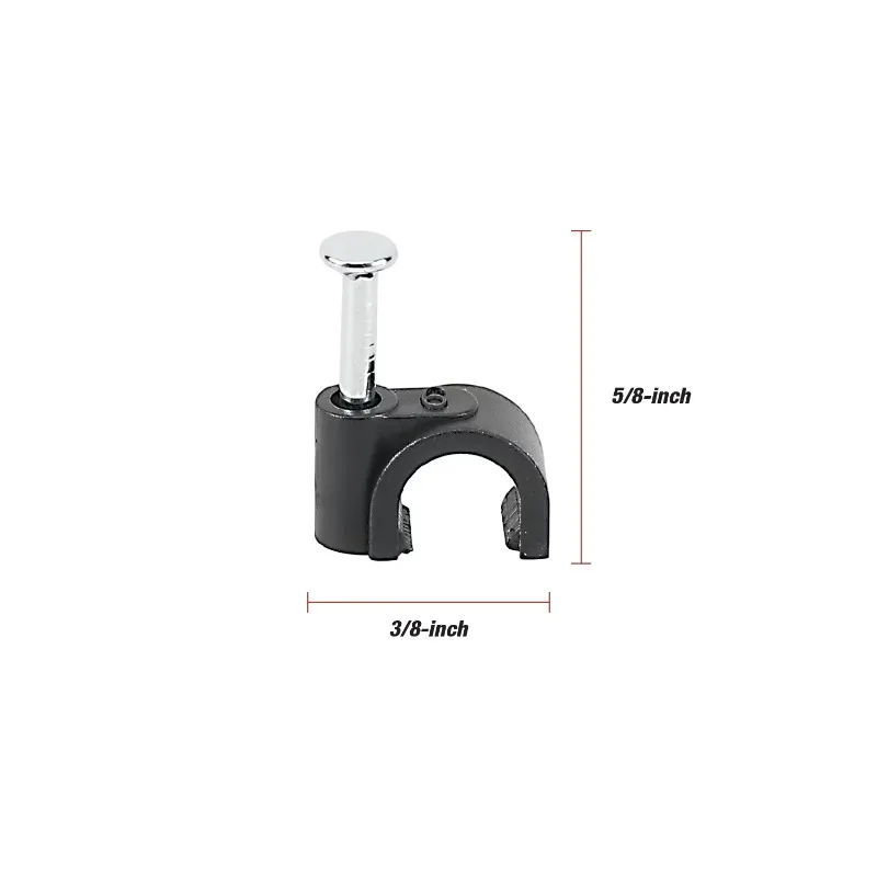 1/4-Inch Coaxial Cable Staples, 25-Pack