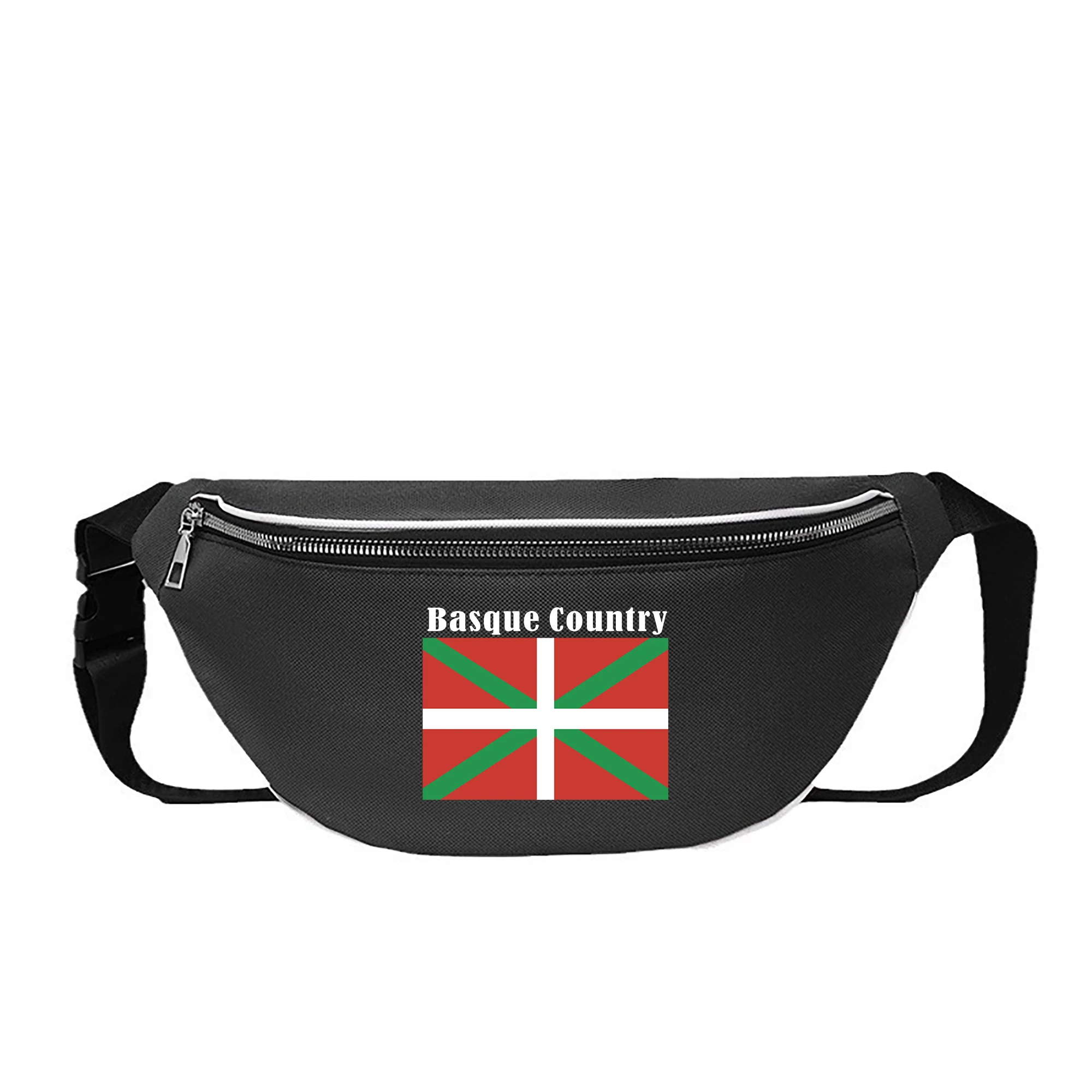 Euskal Herria Basque Waist bag Crossbody Bag Travel Sling Bag Creative Gift Souvenir Support Icons Photo Custom YB-057