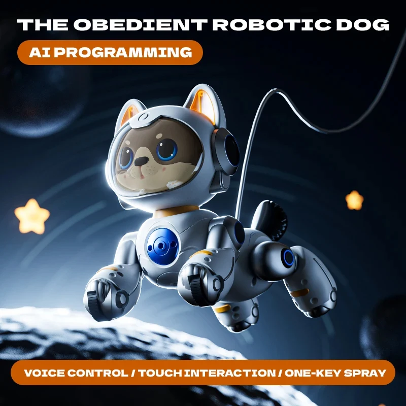 2026 New Y14 RC AI Smart RC Robot Dog Toys Voice Command Programmable With Singing and Dancing Remote Control Toy Best Gifts
