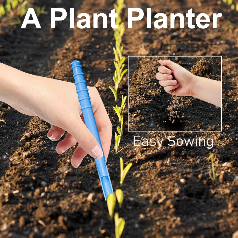1Pcs Hand Seed Sower Multicolor Gardening Seeder Tools Plastic Safe Material Compact Convenient Household Planting Gadget