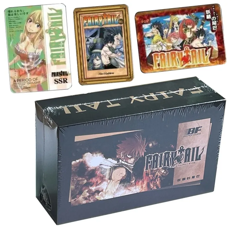 New Fairy Tail Booster Box Natsu Erza Scarlet SSP PR Rare Collection Card BF Trading Card Children Doujin Toys And Hobbies Gift