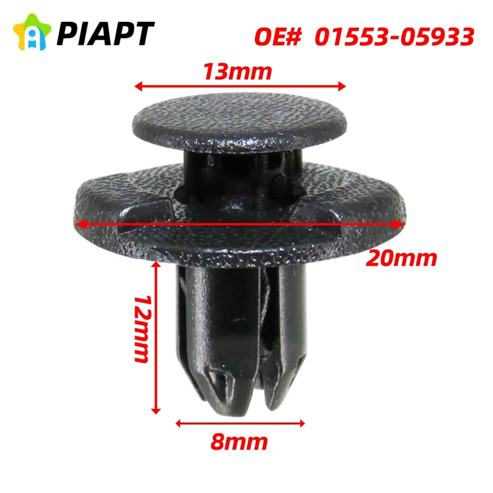 30 قطعة OE #   01553-05933 01553-05323 الحاجز بطانة القلنسوة مصبغة الوفير تحت غطاء كليب لنيسان ألتيما إنفينيتي Q50 Q60 Q70 QX60