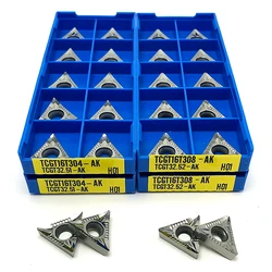 TCGT16T302 TCGT16T304 TCGT16T308 AK H01 Aluminium Insert CNC Interne Draaigereedschap draaibank Snijden Koper aluminium houtverwerking
