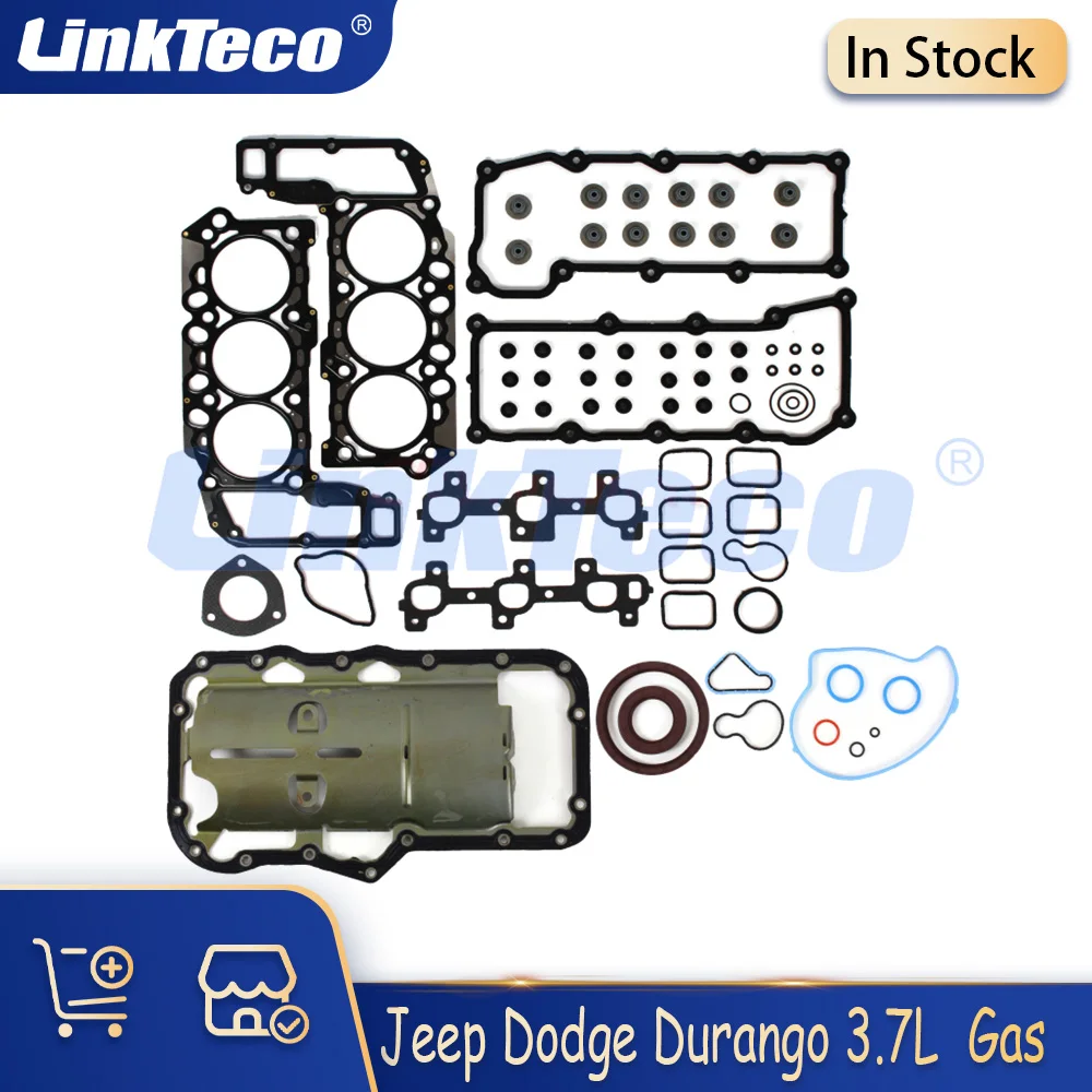 

Engine Parts Cylinder Full Head Gasket Set Fit 3.7L V6 Gas For 2002-2005 Dodge Ram Durango Dakota Jeep 3.7L HS26229PT CS26229