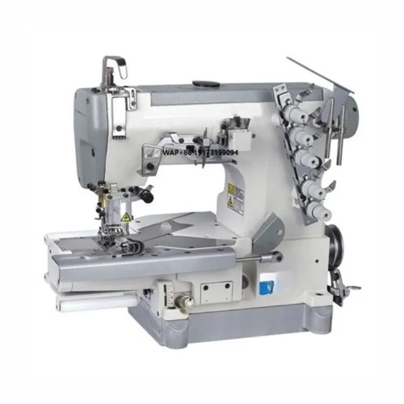 

ROSEW GC664-01GB Industrial Sewing Machine Clutch Motor Metal Cylinder Bed Interlock Stitch High-Speed 6000rpm for Clothing