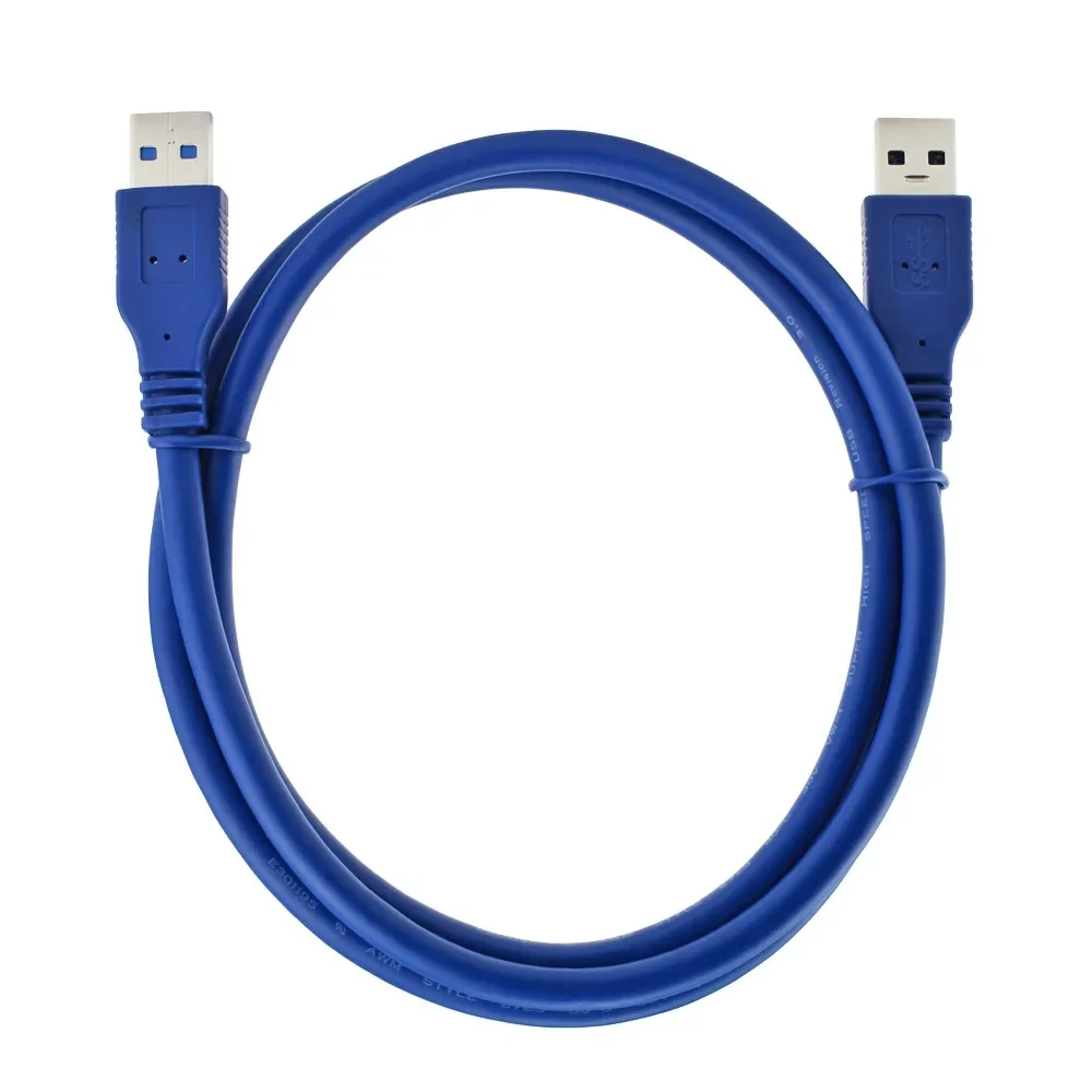 Kabel USB 3.0 męski na męski o długości 60 cm Kabel konwertera USB3.0 typu A AM na AM 5 Gb/s OD6 mm