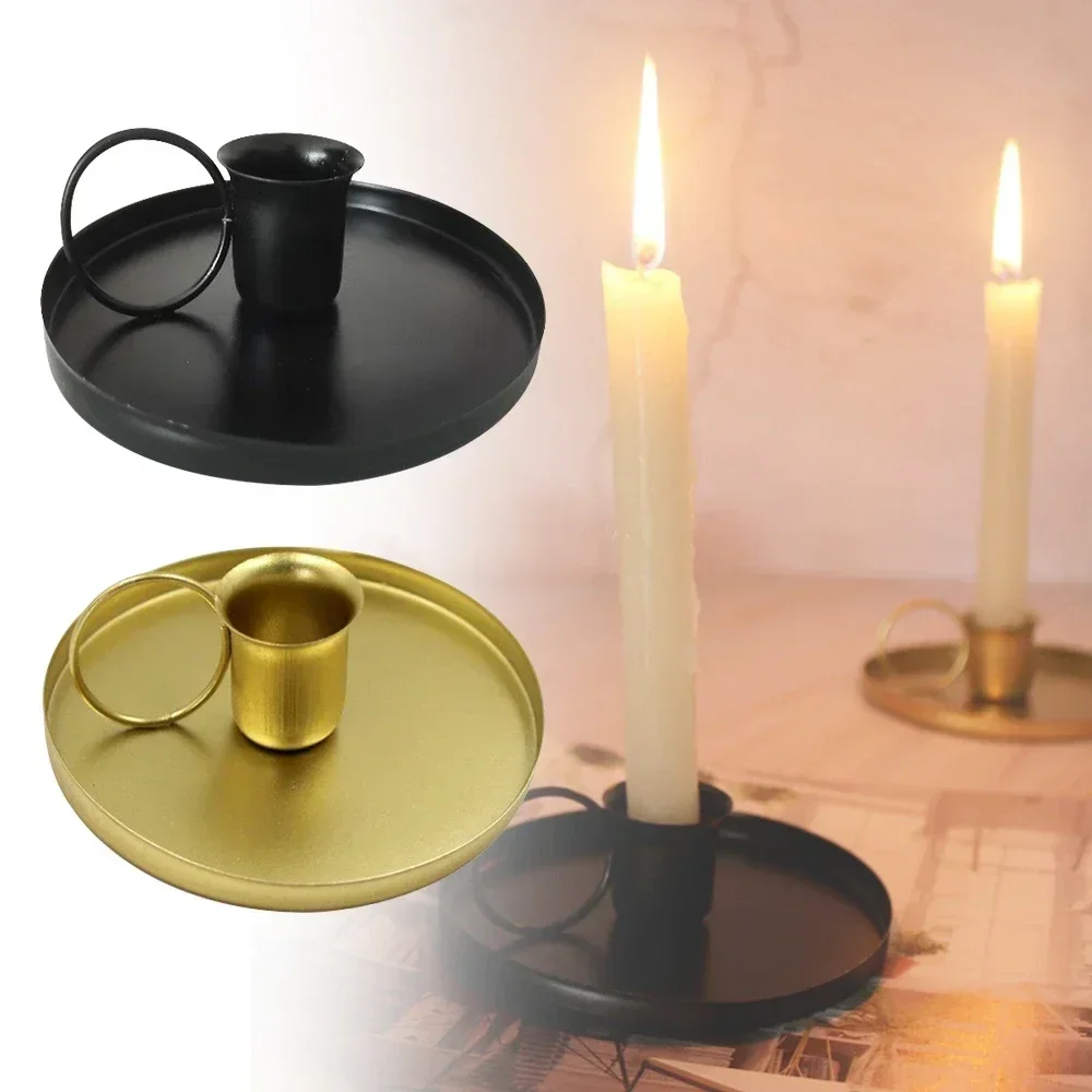 Eisen Kerzenständer Kerzenhalter Vintage Retro Stil Kerzenhalter Desktop Schmuck Hause Hochzeit Dekoration Zubehör