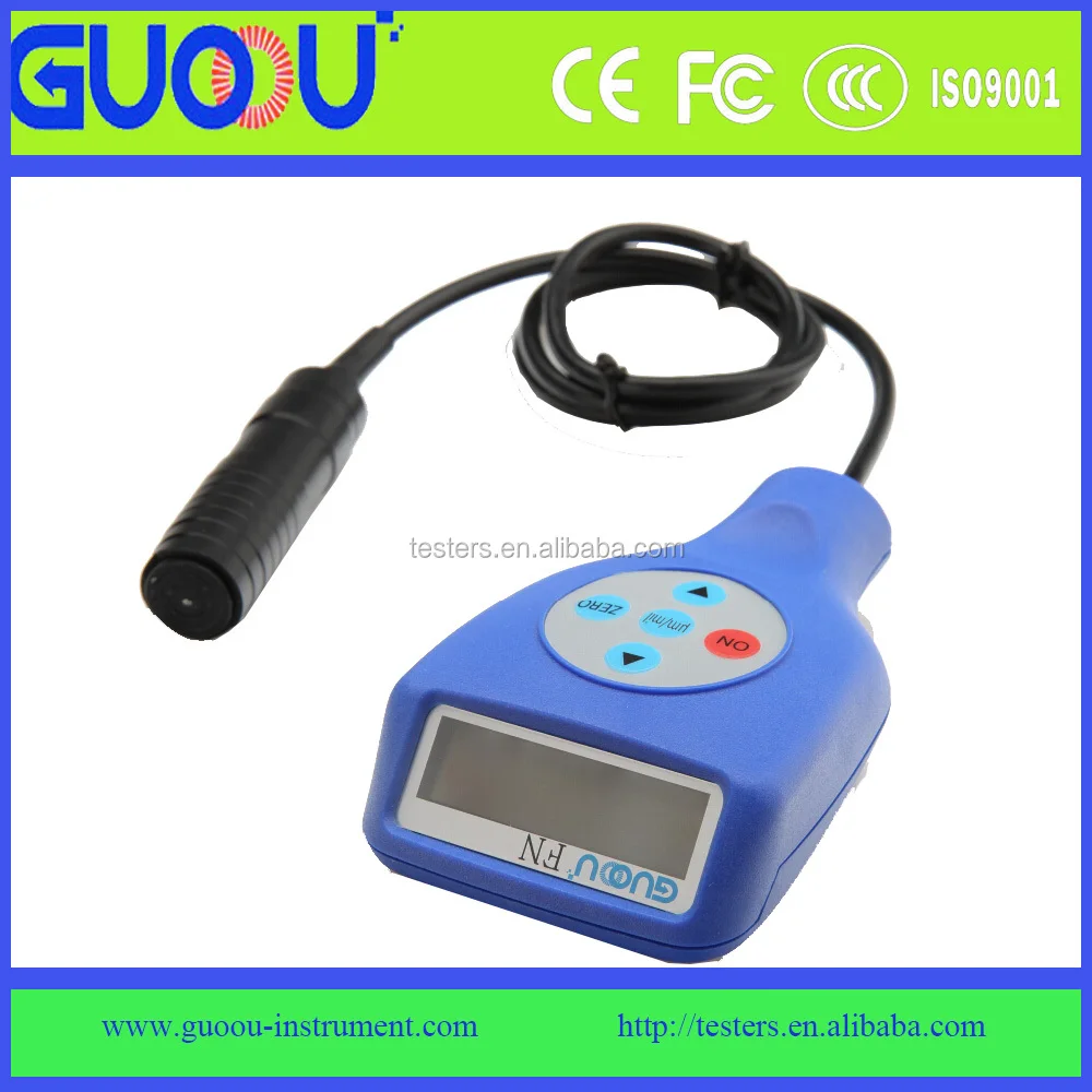 Car Body Tester Detailing Tool Auto Coating Thickness Gauge Car Paint meter 50mil 1250um Tester-in Width Measuring Instruments