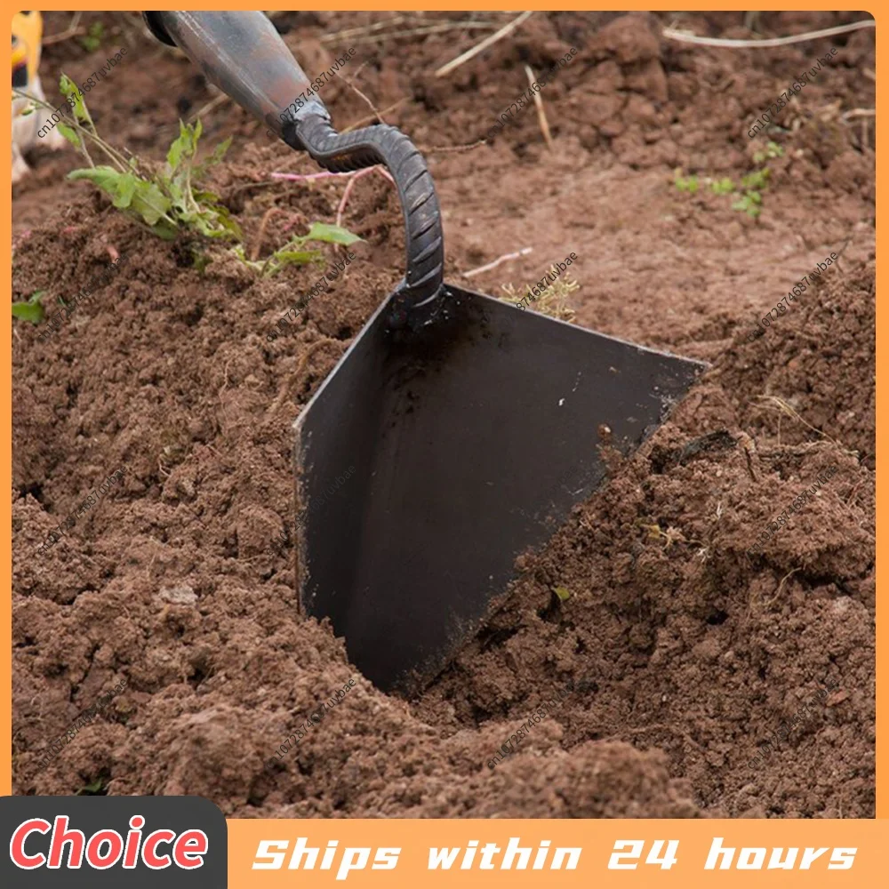 Plowing Hoe Triangle Agricultural Land Turning Loose Soil Hoe Hand Plow/Manual Plough Rake Hoe Agricultural Farming Equipment
