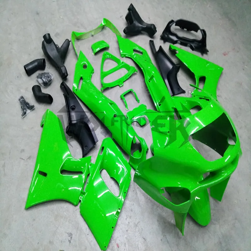 injection Fairings kit for ZZR400 1993-2007 green ZZR400 93 94 95 96 97 98 99 00 01 02 03 04 05 06 07 ABS Fairings