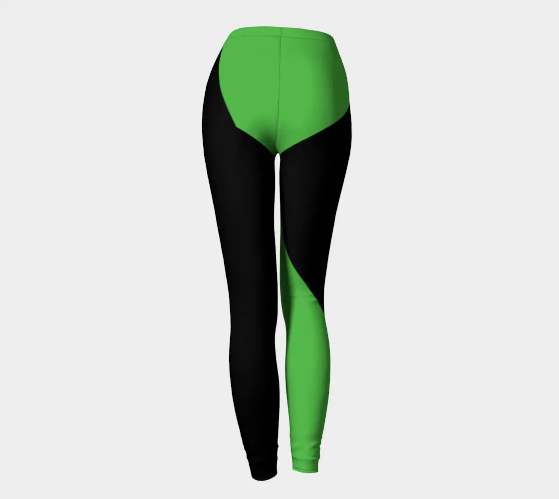 Disfraz de Kim Possible para mujer, leggings de uniforme de gimnasio Sexy, pantalones deportivos para Halloween, fiesta de carnaval, pantalones de Yoga, en STOCK