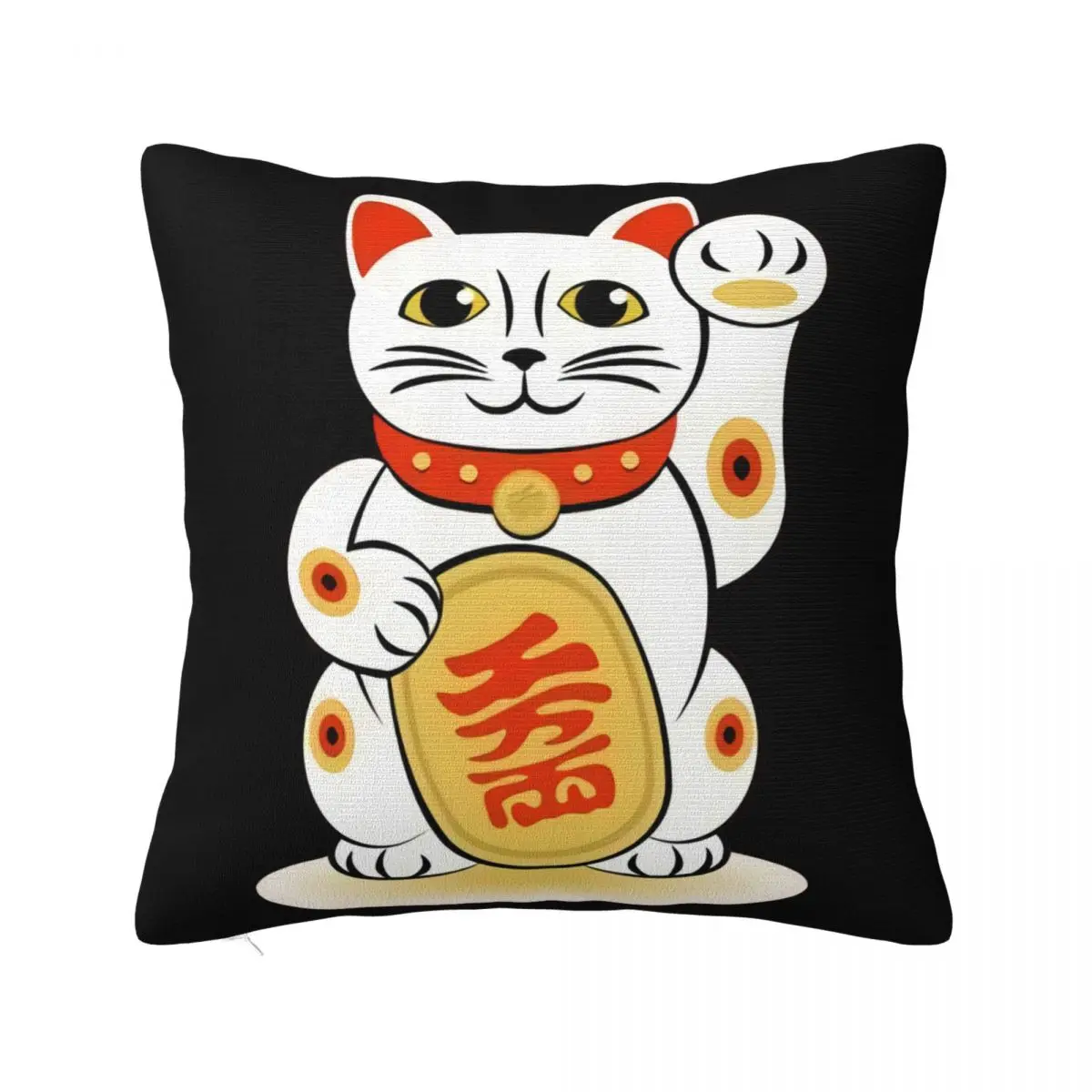 

Manekineko японский станьте приветствует Lucky Cat красный персонаж мультфильма вечерние бестселлер наволочка