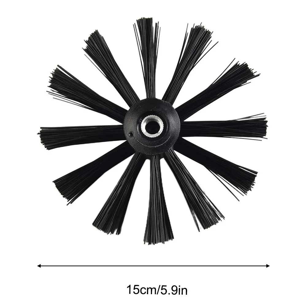 100/150mm Nylon Rotating Chimney Brush Drying Machine Vent Cleaner Lint Removal Brush Head Accessory Cleaning Tool