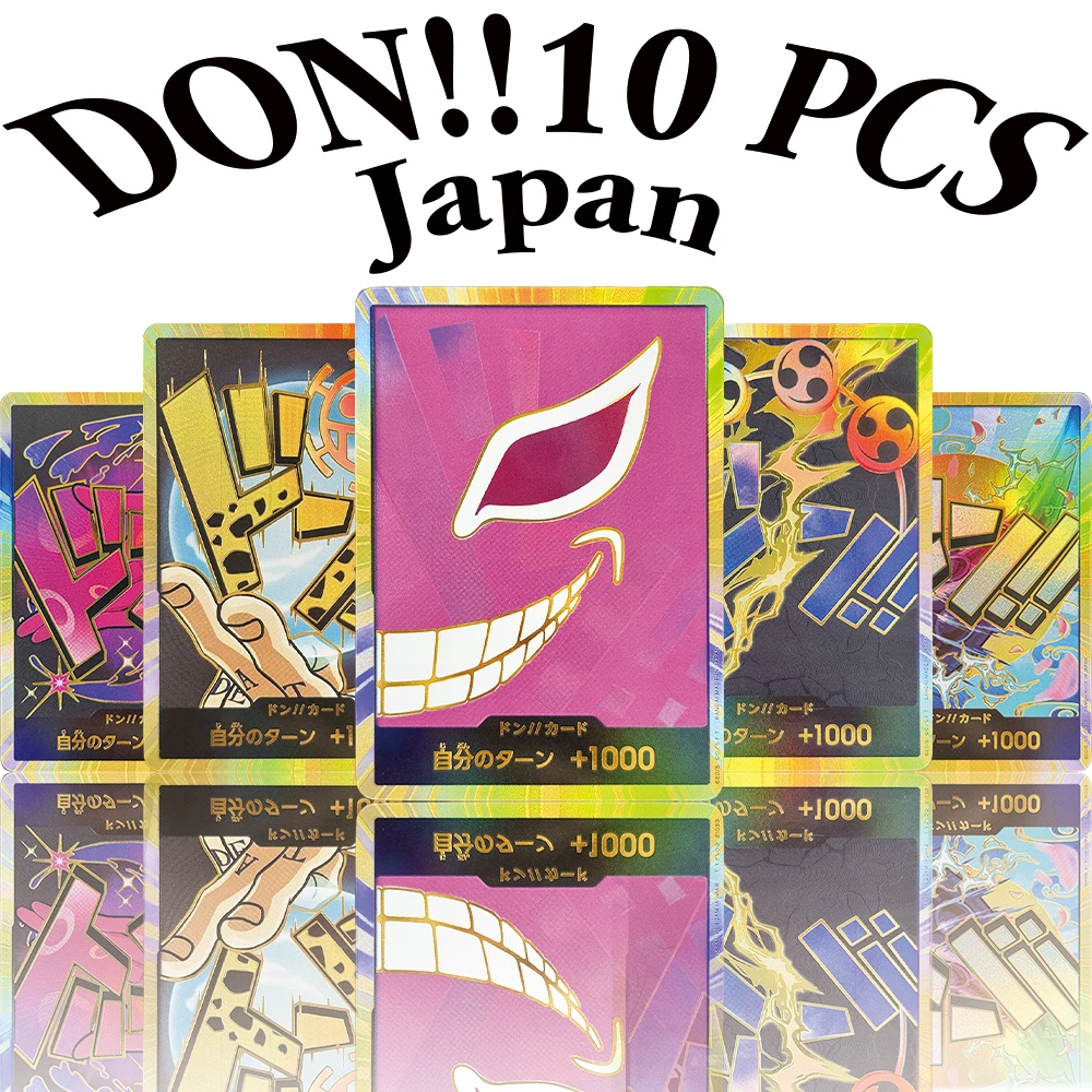 

10 шт. Japan Don!! Коллекционные DIY-карточки One Piece: Прокси-карты PBR-01 (Ямато, Зоро, Ута, Ребекка, Луффи, Лоу, Кайдо, Энел, Дофламинго, Крокодил)