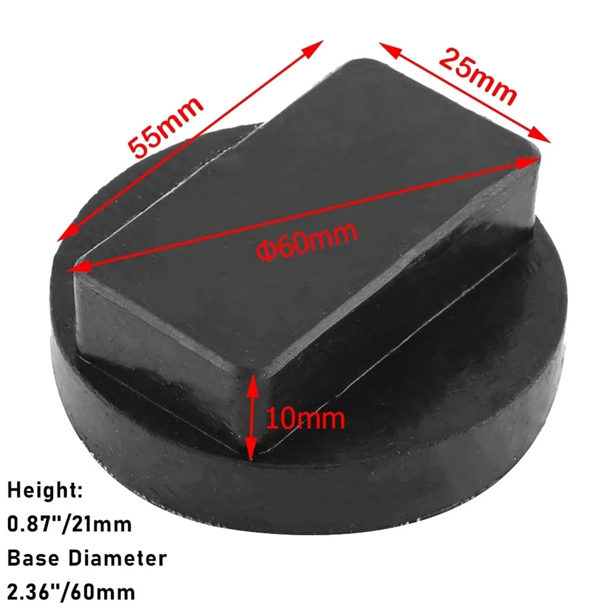 المطاط سيارة رفع جاكنگ حامل الوسادة محول لسيارات BMW 3 4 5 سلسلة E46 E90 E39 E60 X1 X3 X5 X6 Z4 Z8 M3 M5 M6 F01 F02 F30 F10 Mini #2