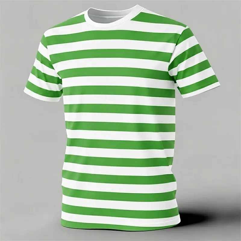 Thumbnail 3 - #87 Latest Mens Striped T-Shirts Offers