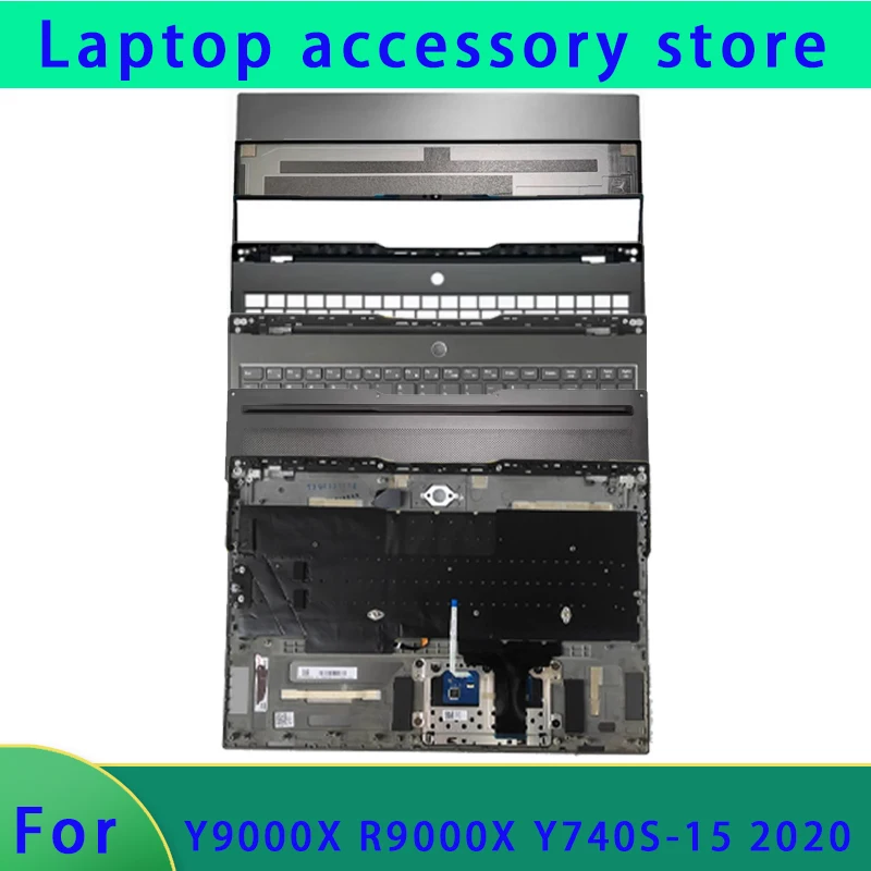 

Suitable for R9000X Y9000X Y740S-15 2020 laptop LCD screen back shell, front panel, palm support bottom shell, ABCD cover Hinge