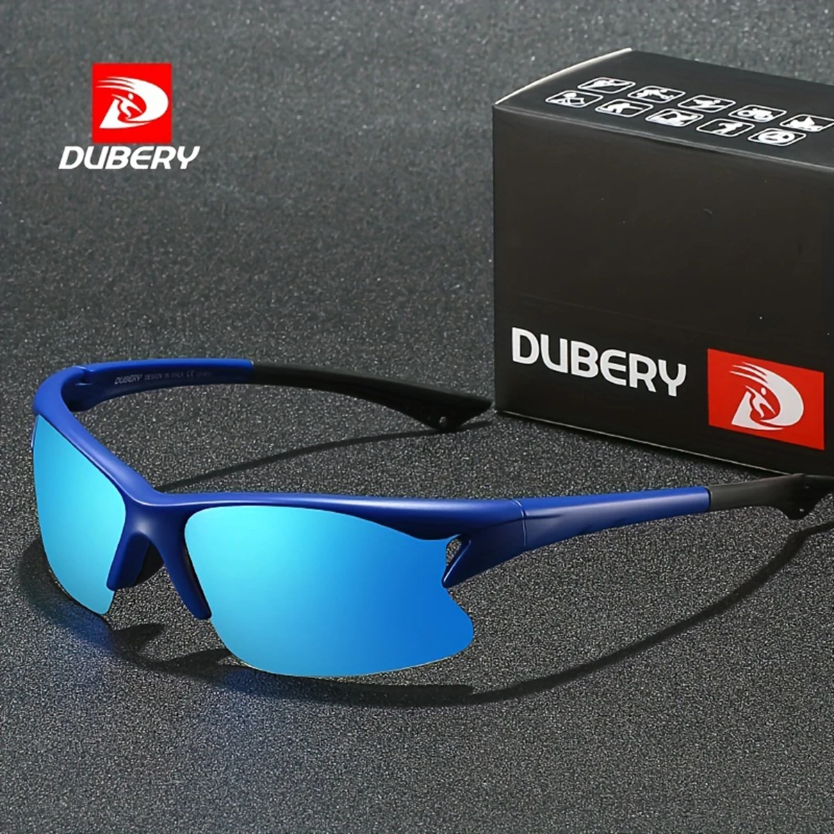 DUBERY Polarized UV400 Protection Sunglasses For Men And Women 8 Colors Model 458