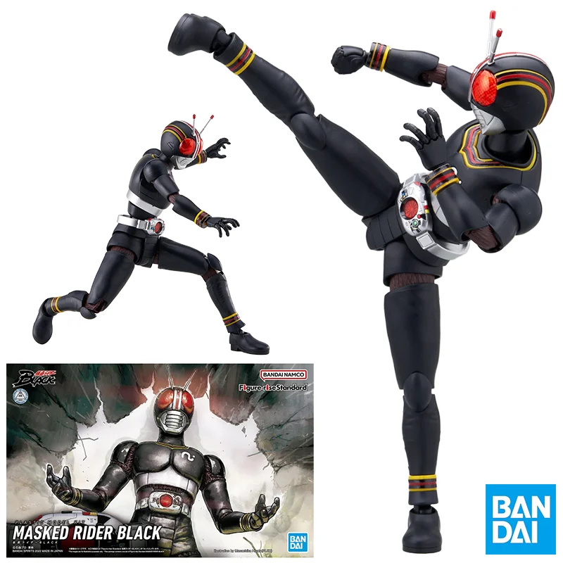 

Bandai Genuine Figure Masked Rider Black Model Kit Figure-rise Standard Kamen Rider Black Collection Model Action Figure Toys