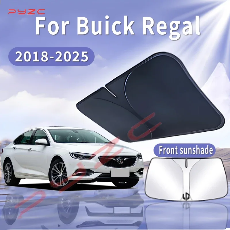 

Foldable Car Sun Visor For Buick Regal 2018~2025 2020 Front Windshield Sunshade Heat Insulation Summer Cooling Auto Accessories
